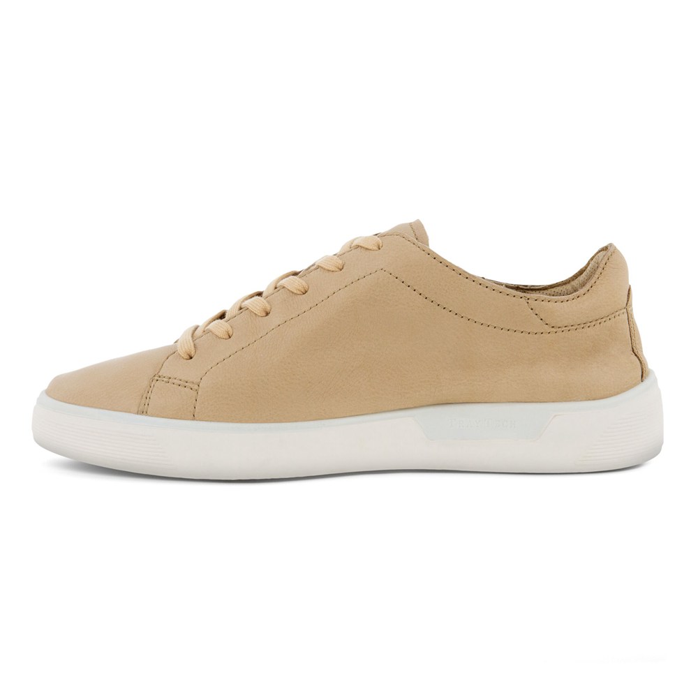 Tenis Hombre - ECCO Street Tray Laced - Beige - PKL823965